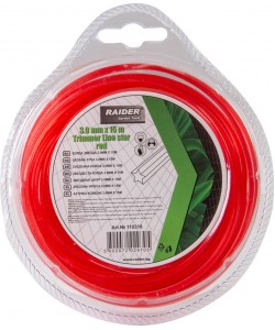 Fir tip stea pentru motocoasa 3.0mm х 15m rosu