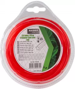 Fir tip stea pentru motocoasa 3.0mm х 15m rosu