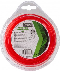 Fir tip stea pentru motocoasa 4.0mm х 15m rosu
