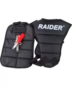 Ham negru cu barete late pentru umeri și burete moale RD.