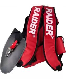 Ham rosu cu barete late pentru umeri și burete moale RD.