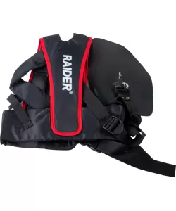 Ham rosu-negru cu barete late pentru umeri și burete moale R