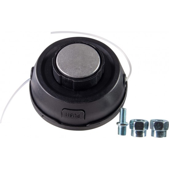 Cap de motocoasa cu incarcare usoara universal negru metal P