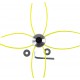 Cap universal pentru motocoase,  din aluminiu, 8 RD