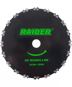 Lama pentru motocoasa, lemn,  20 dinti Ø230x25.4 mm