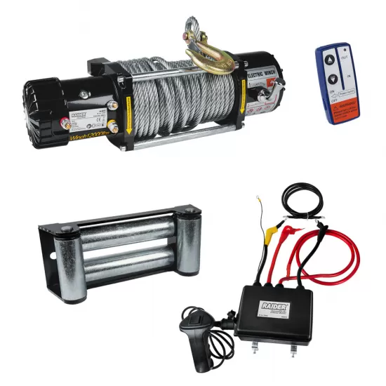 Troliu electric 12V 5443kg 4.5 kW Ø9.5mm 29m RD-EW12