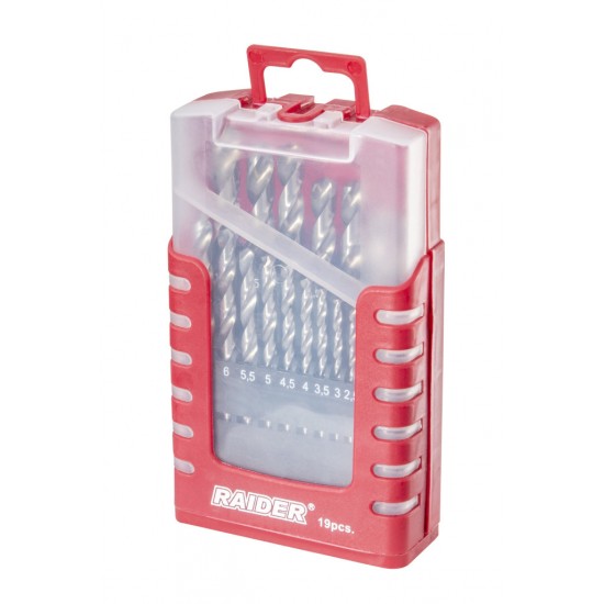 Set 19 burghie HSS ø  1.0 – 10.0 mm