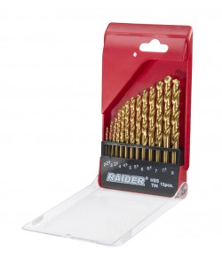 Set 13 burghie HSS+TIN ø  2.0 – 8.0 mm