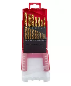 Set 19 burghie HSS+TIN ø  1.0 – 10.0 mm