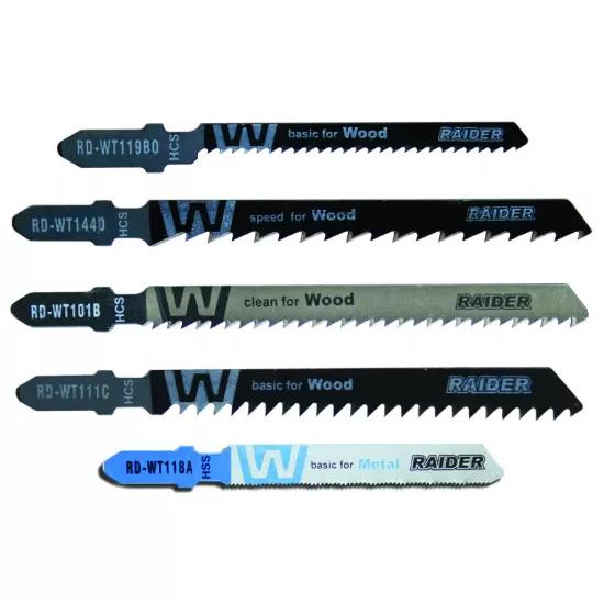 Set lame fierastrau pendular lemn si metal T" 5buc