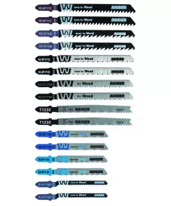 Set 16 buc lame fierastrau pendular pentru lemn si metal "T"