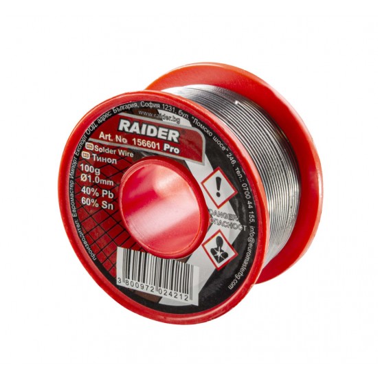 Fludor ø1mm 100g 60%Sn 40%Pb Pro