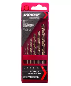 Set burghie 6pcs. Ø2, 3, 4, 5, 6, 8mm HSS-Co Set