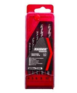Set burghie pt. zidarie 5pcs. Ø4, 5, 6, 8, 10mm RD