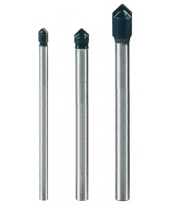 Burghie pentru sticla si ceramica 5-8 mm set 3 buc Raider