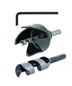 Set carota 54mm si burghiu pentru lemn ø22mm