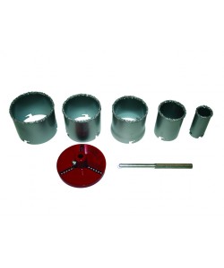 Set carote pentru placi ceramice 33-83mm