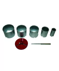 Set carote pentru placi ceramice 33-83mm