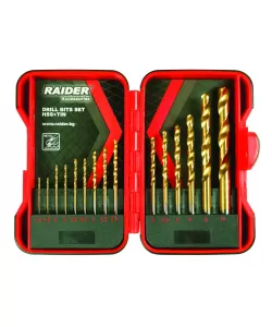 Set burghie pentru metal HSS TIN ø1.5-10mm 15pcs