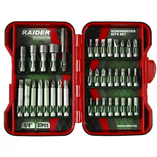 Set biti si adaptoare pt. surubelnita 37pcs