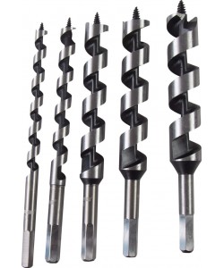 Set burghie pt.lemn 5pcs. Ø10-22, 25mm Set
