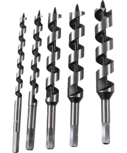 Set burghie pt.lemn 5pcs. Ø10-22, 25mm Set