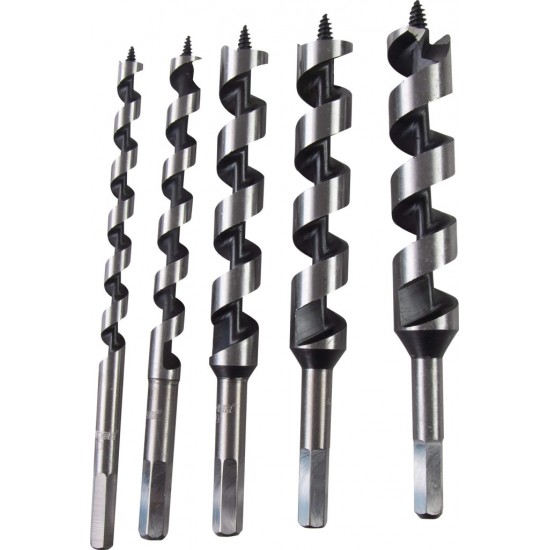 Set burghie pt.lemn 5pcs. Ø10-22, 25mm Set