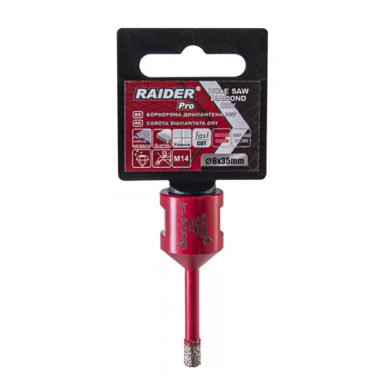 Freza diamantata pentru frezare uscata M14 x 6 mm