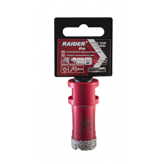 Freza diamantata pentru frezare uscata M14 x 22 mm