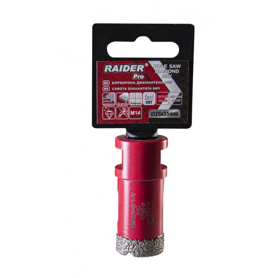 Freza diamantata pentru frezare uscata M14 x 25 mm