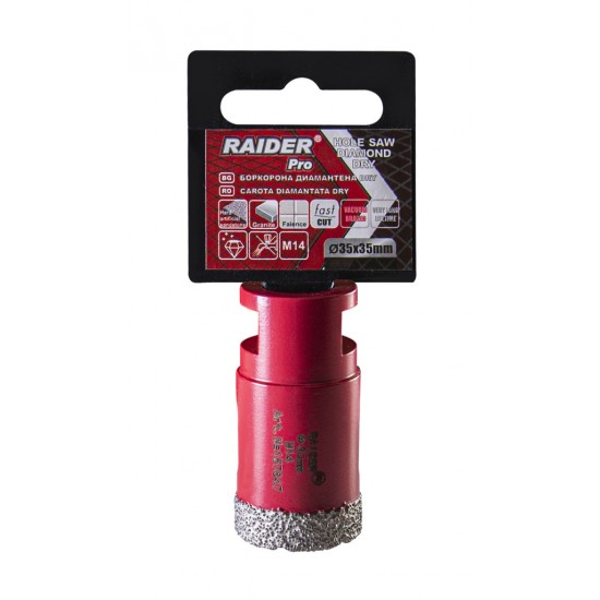 Freza diamantata pentru frezare uscata M14 x 35 mm