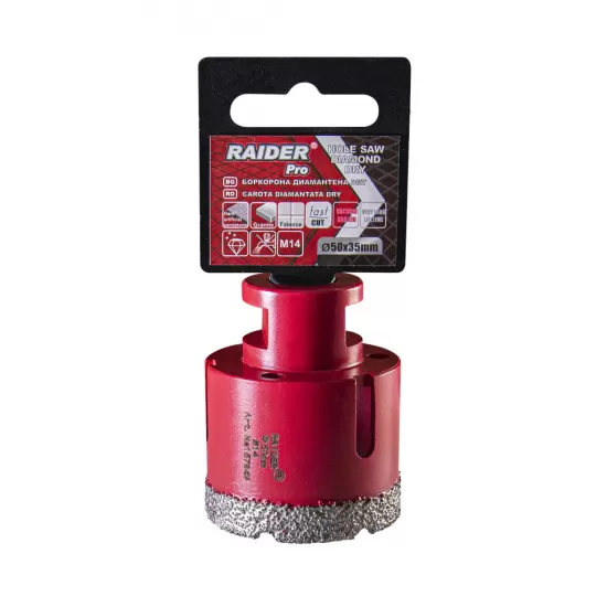 Freza diamantata pentru frezare uscata M14 x 50 mm