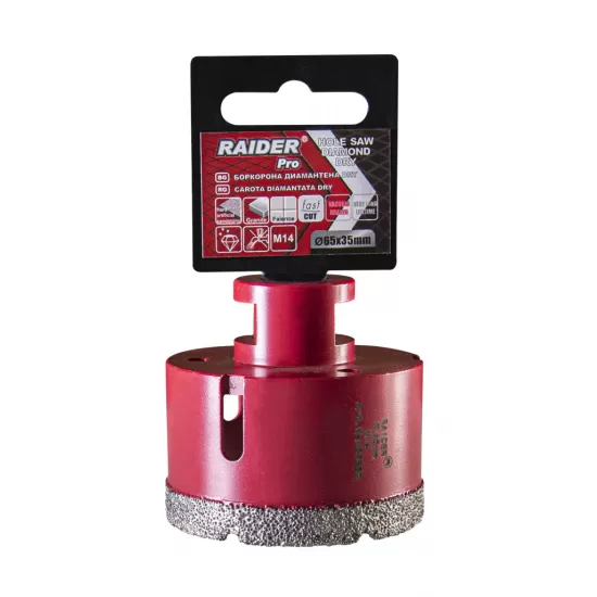 Freza diamantata pentru frezare uscata M14 x 65 mm