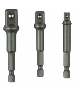 Set 3 adaptori patrati 1/4 HEX la 3/8 si 1/2 Raider