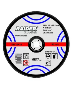 Disc pentru taiat metal 230х2х22.2mm
