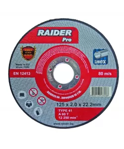Disc pentru taiat metal 125х2.5х22.2mm RDP