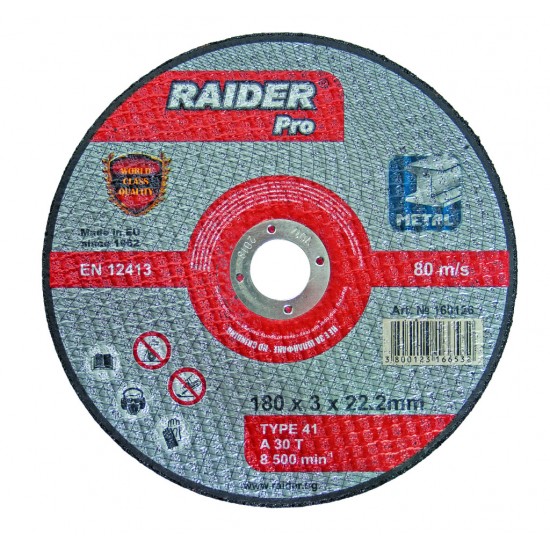 Disc pentru taiat metal 180х3.0х22.2mm RDP