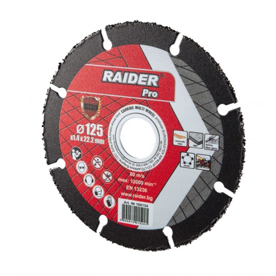 Disc debitare multmaterial cu carbura 125x22.2 mm