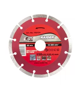 Disc diamantat segmentat DRY 150x22.2mm RD-DD23