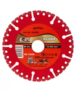 Disc de taiere diamantat universal 125x22.2mm RD-DD26