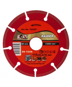 Disc diamantat DRY 115x22.2mm 10mm RDP-DD28