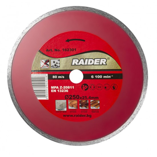Disc diamantat continuu WET 250x25.4mm