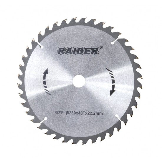 Disc circular pentru lemn 230х40Тх22.2mm RD-SB02