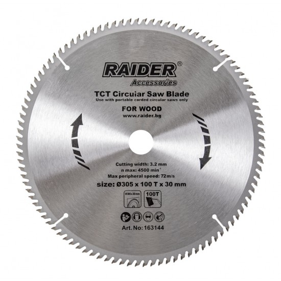 Disc circular pentru lemn 305x100Tx30mm