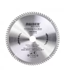 Disc circular pentru lemn 254х80Тх30mm