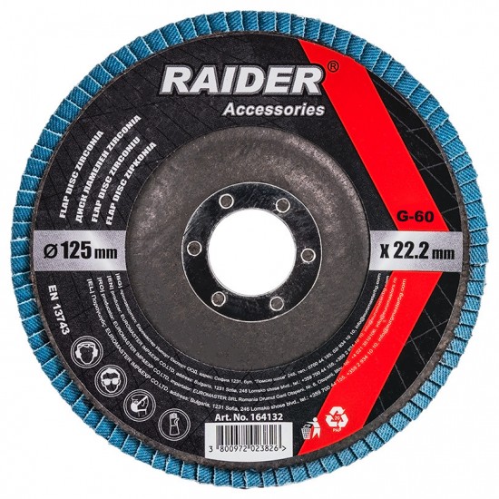 Disc lamelar zirconiu 125mm  G-60