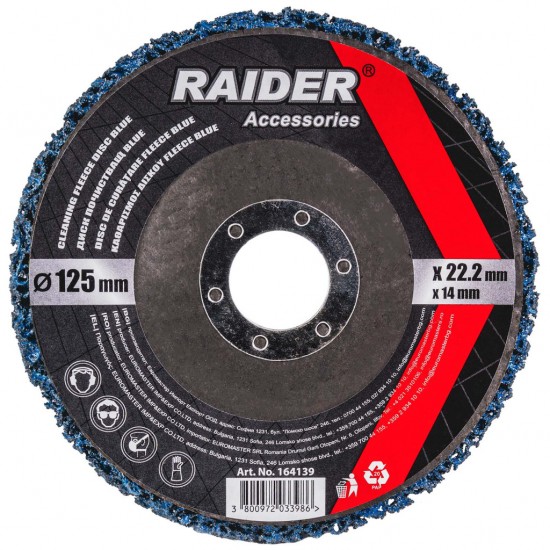 Disc curatare vopsea Blue 125x22.2x14mm RD