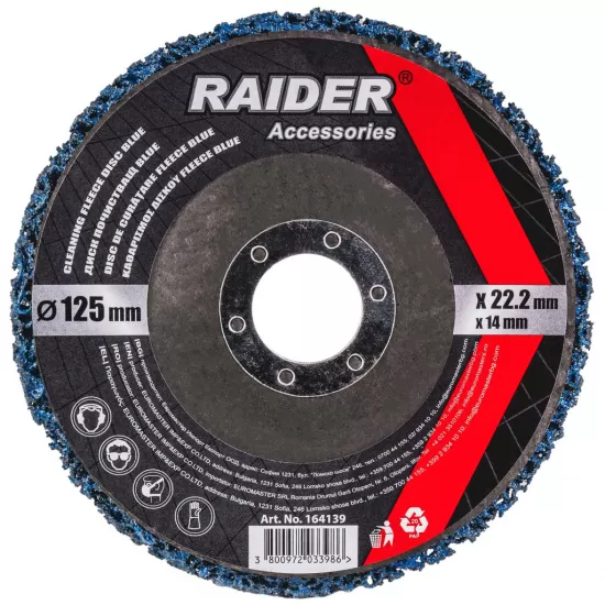 Disc curatare vopsea Blue 125x22.2x14mm RD