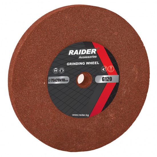 Piatra polizor 72x20xØ10mm rosu G400