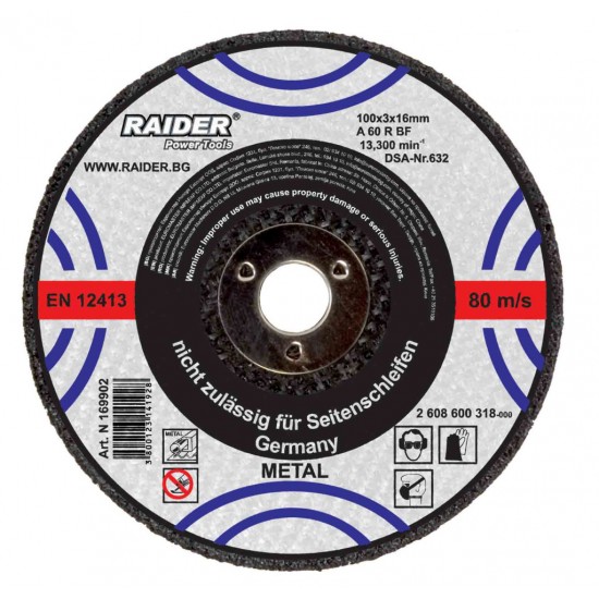 Disc pentru taiat metal 100x3x16mm